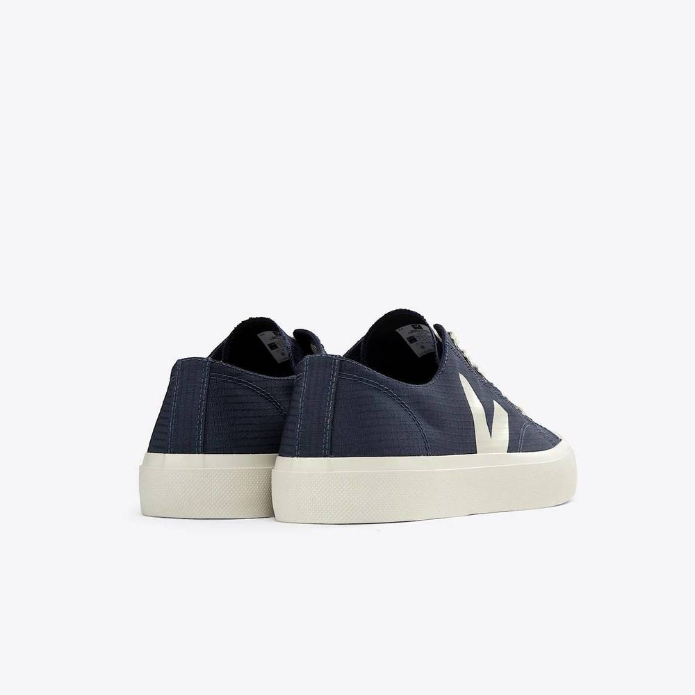NEW VEJA men wata ii low ripstop shoes in nautica pierre - Picture 3 of 3